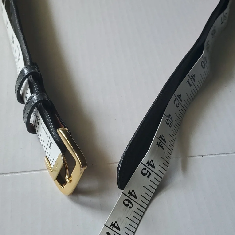 Snakeskin Genuine Leather Belt  sz 38 - Picture 7 of 13